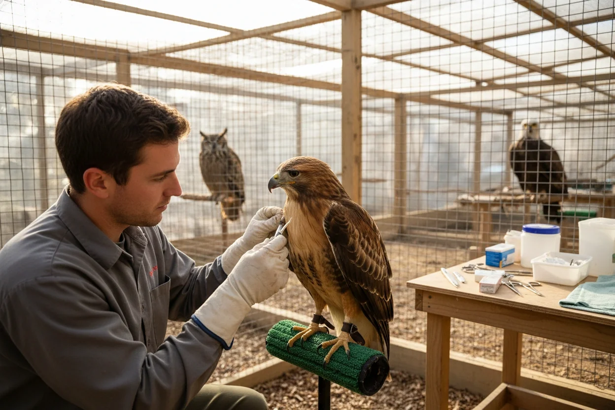 Professional image illustrating Birds of Prey Rehabilitation: Inside the Rescue Efforts