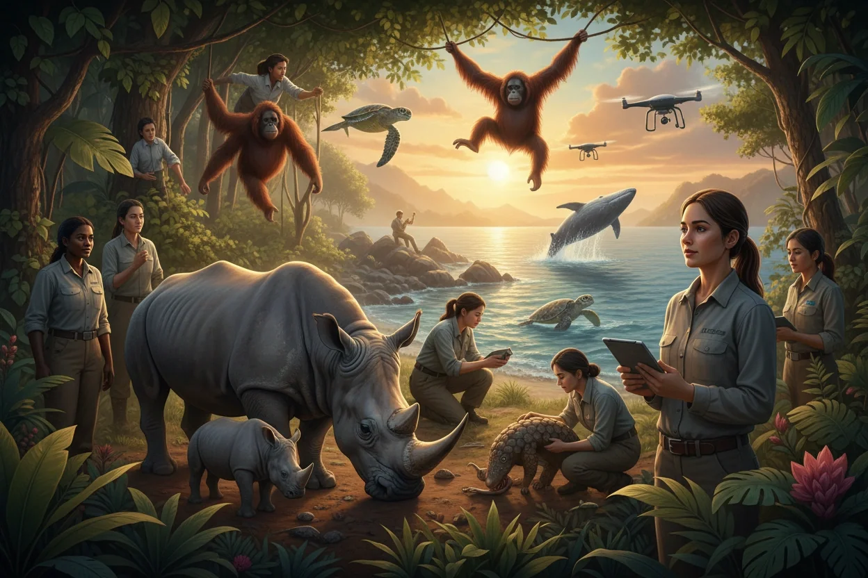 Top Conservation Efforts for Endangered Animals Today