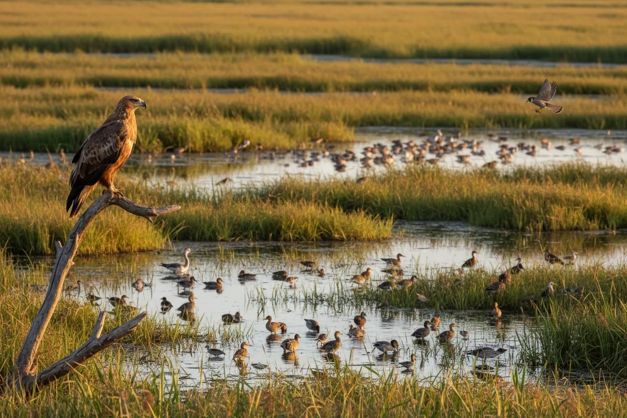 Professional image illustrating Ecological Impact of Birds of Prey