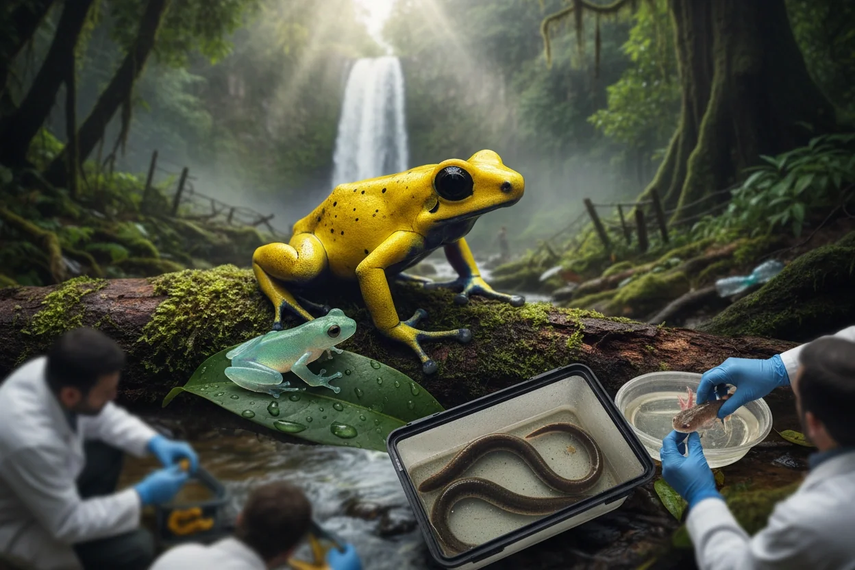 Endangered Amphibians: Species at Risk and Conservation