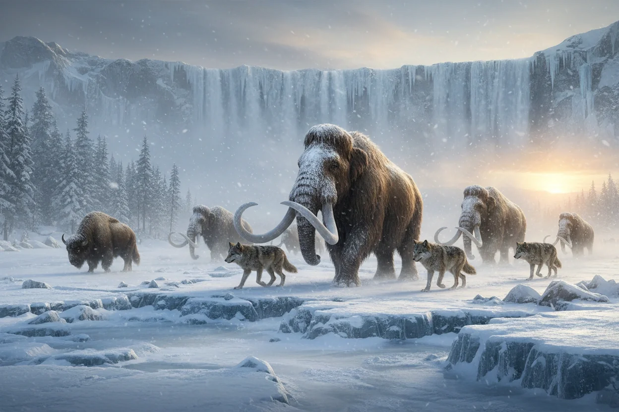 Adaptations of Prehistoric Animals in Ice Age Environments