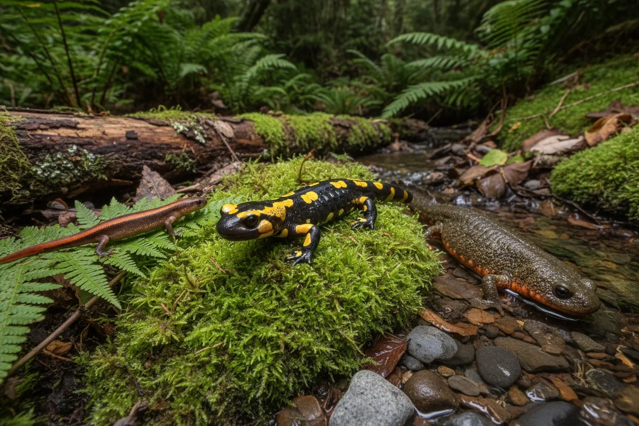 Professional image illustrating Top Salamander Types
