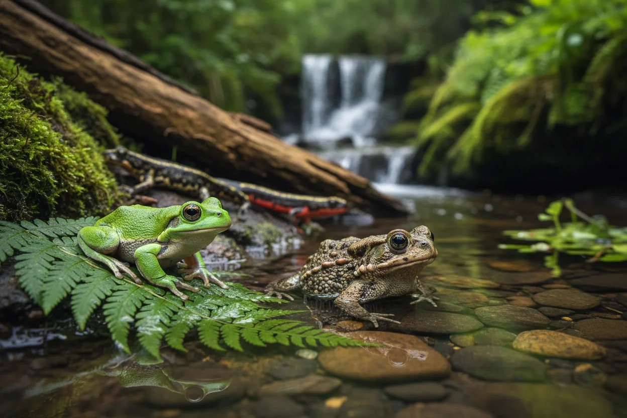 Professional image illustrating Identifying Common Amphibians