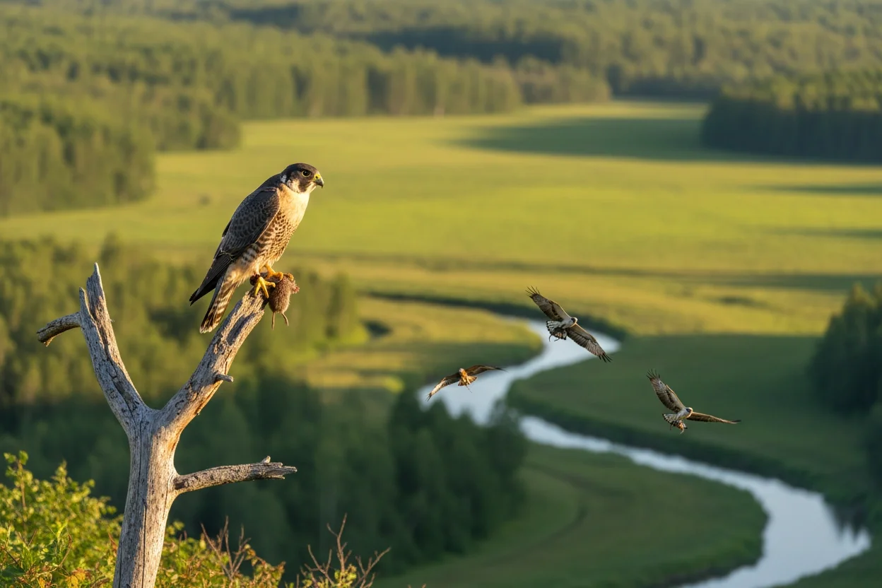 Professional image illustrating The Ecological Importance of Birds of Prey