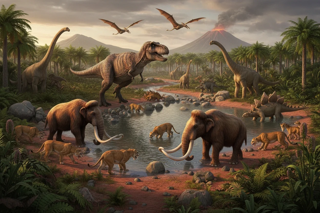 Professional image illustrating Top 10 Most Fascinating Extinct Animals You Should Know About