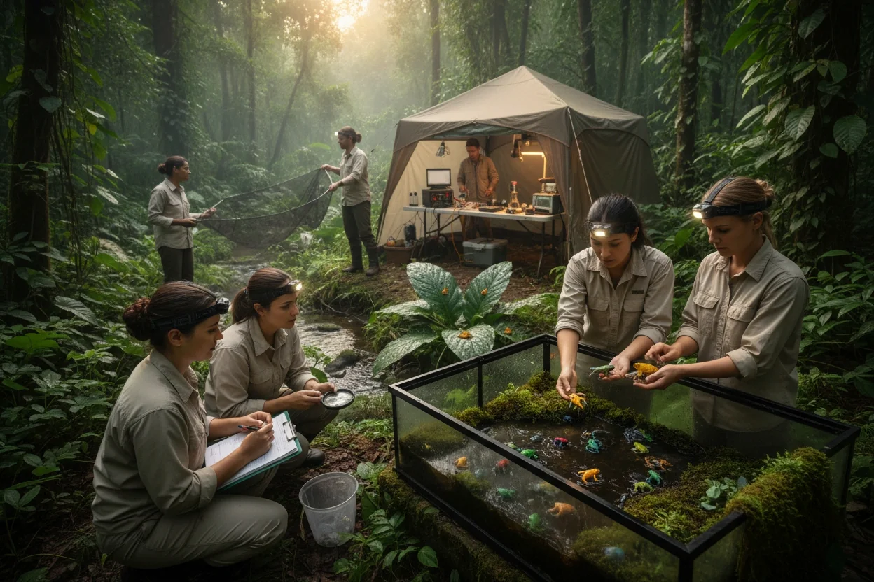 Professional image illustrating Top 10 Amphibian Conservation Efforts to Support