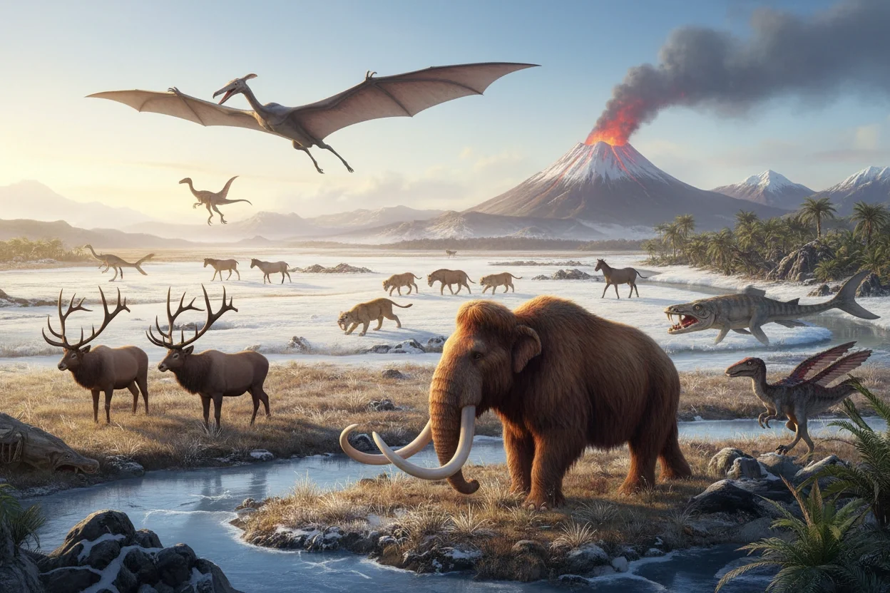 Professional image illustrating Top 10 Most Fascinating Extinct Animals You Should Know About