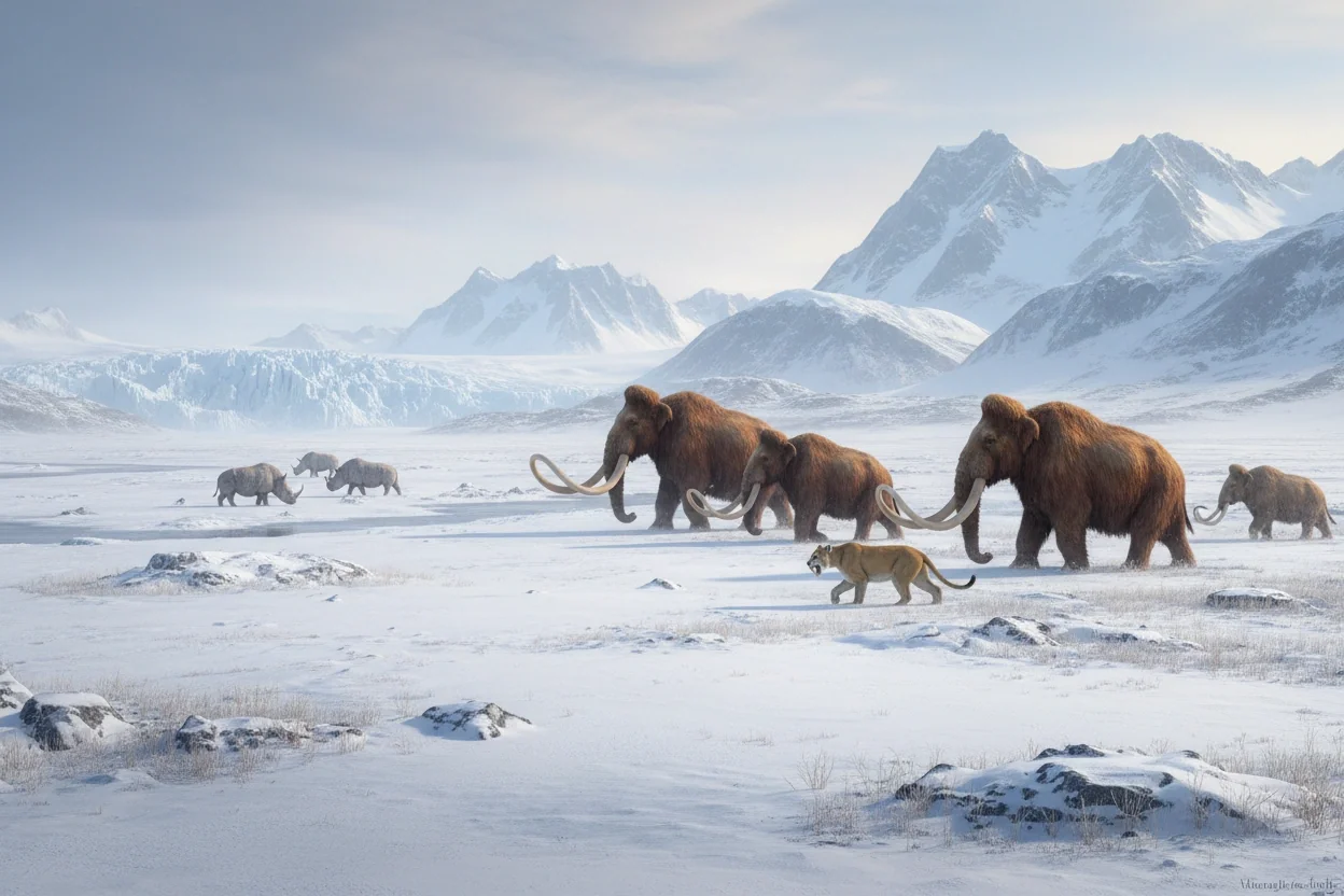 Professional image illustrating The Climate of the Ice Age