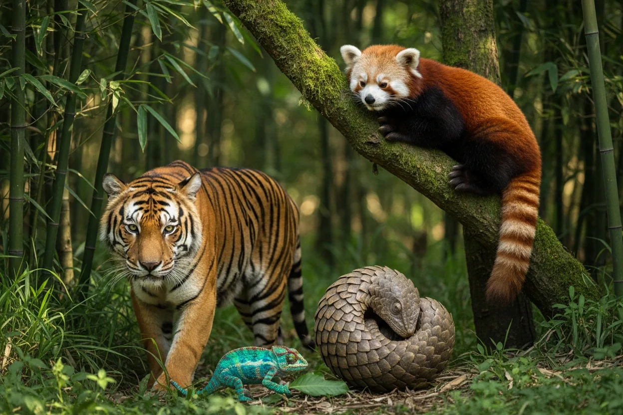 Professional image illustrating Common Misconceptions About Endangered Animals