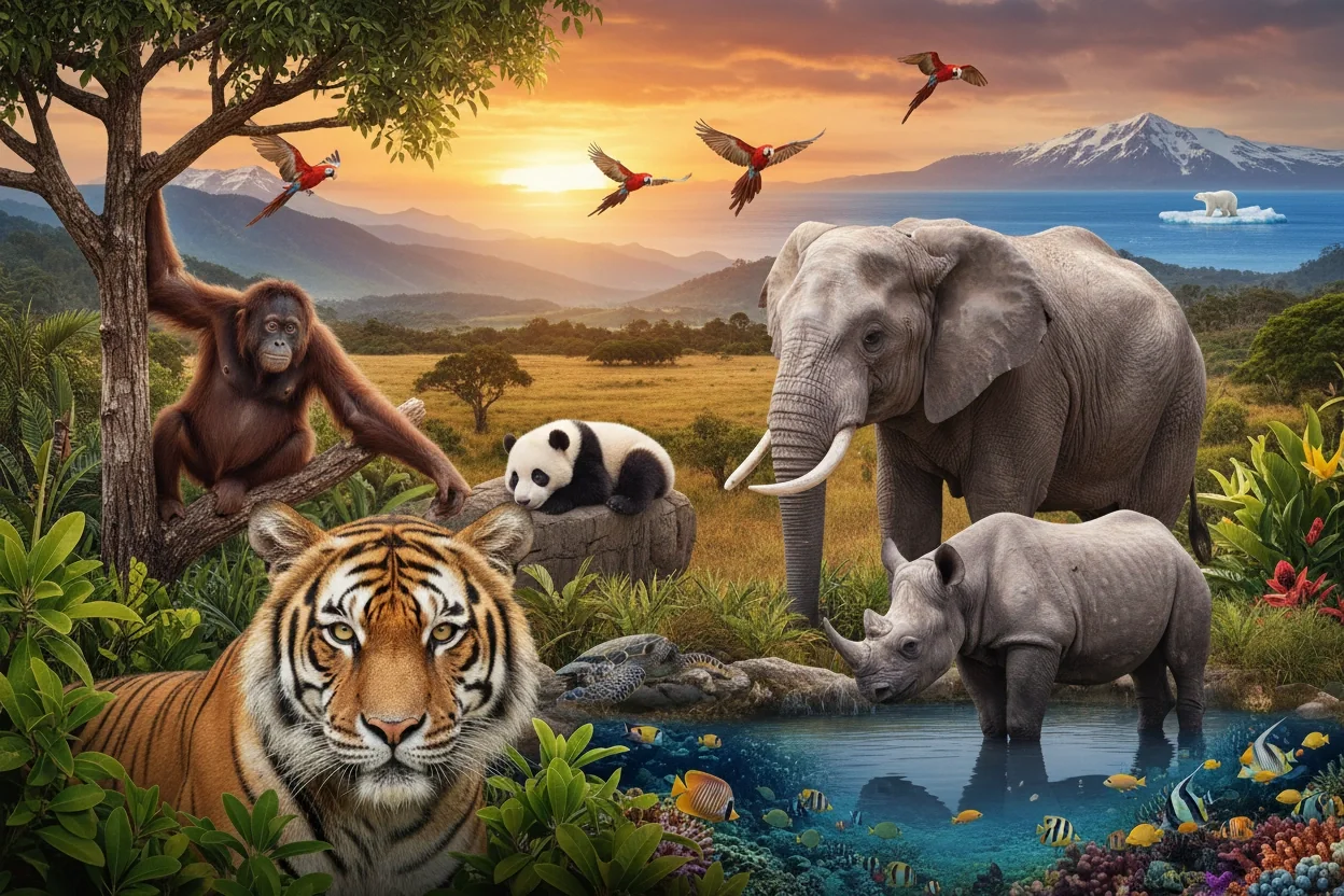 10 Fascinating Facts About Endangered Animals Worldwide