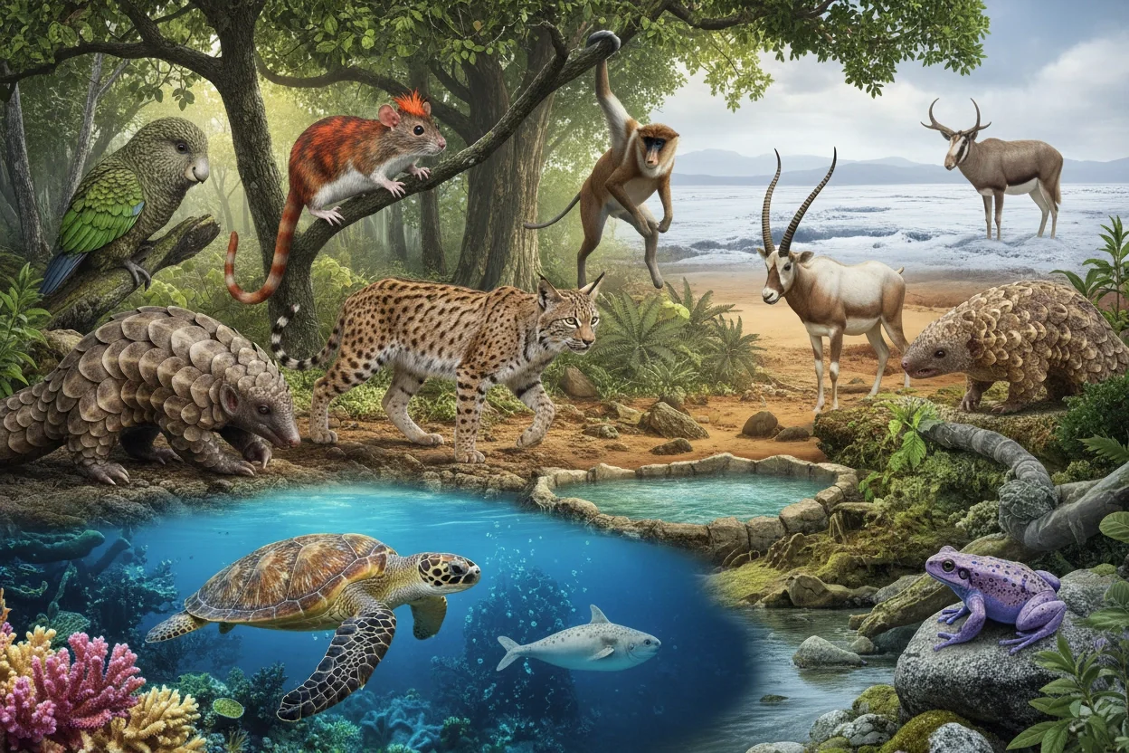 Top 10 Lesser-Known Endangered Animals and Ecosystems