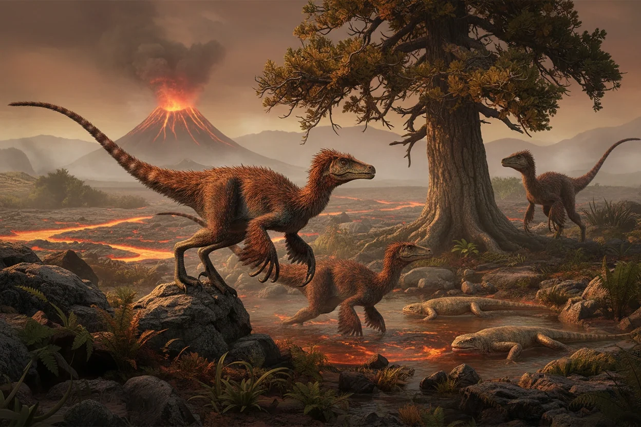 Professional image illustrating The Importance of Adaptation in Prehistoric Animals
