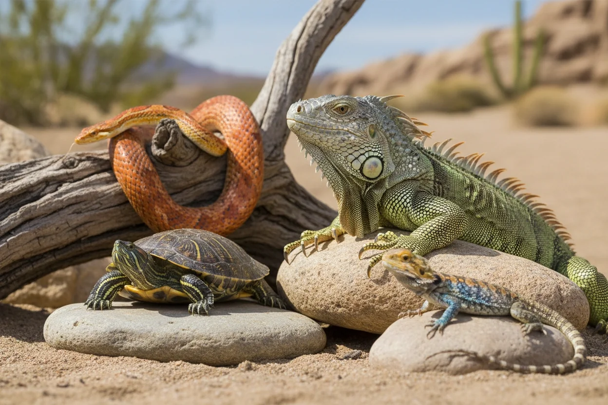 Professional image illustrating Understanding the Common Reptiles