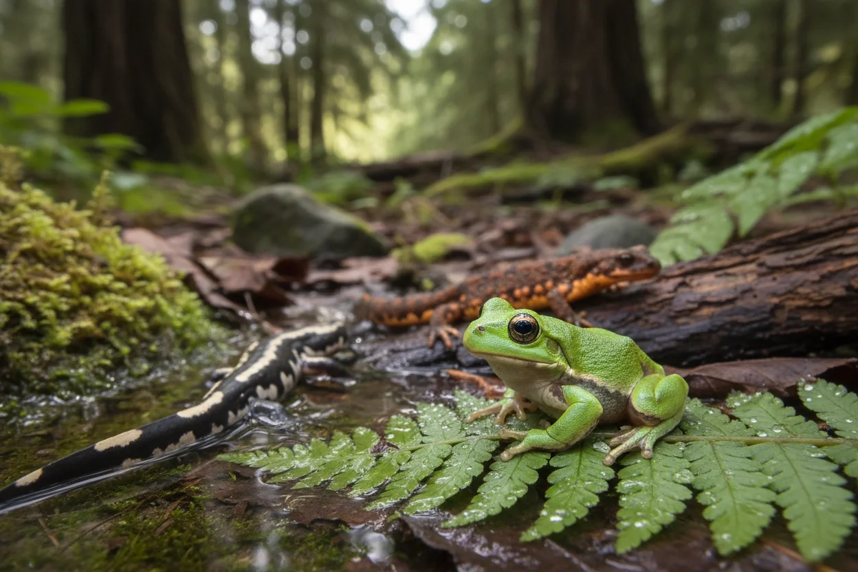 Professional image illustrating Identifying Common Amphibian Species