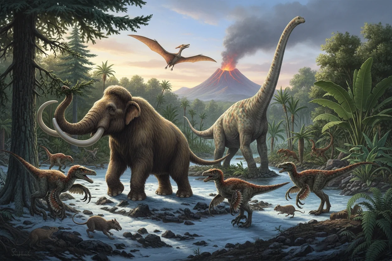 Professional image illustrating The Importance of Adaptation in Prehistoric Animals