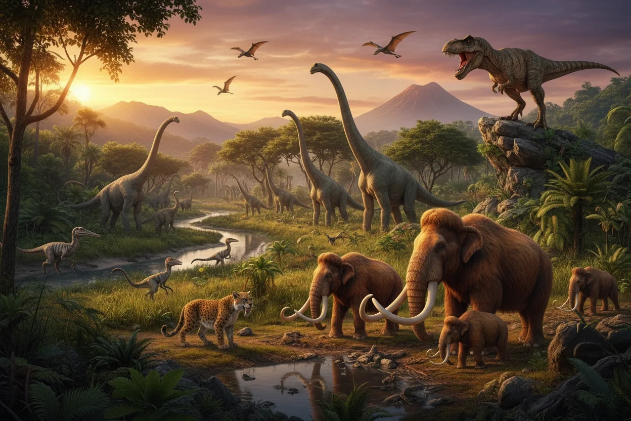 Professional image illustrating Top 10 Most Fascinating Extinct Animals You Should Know About