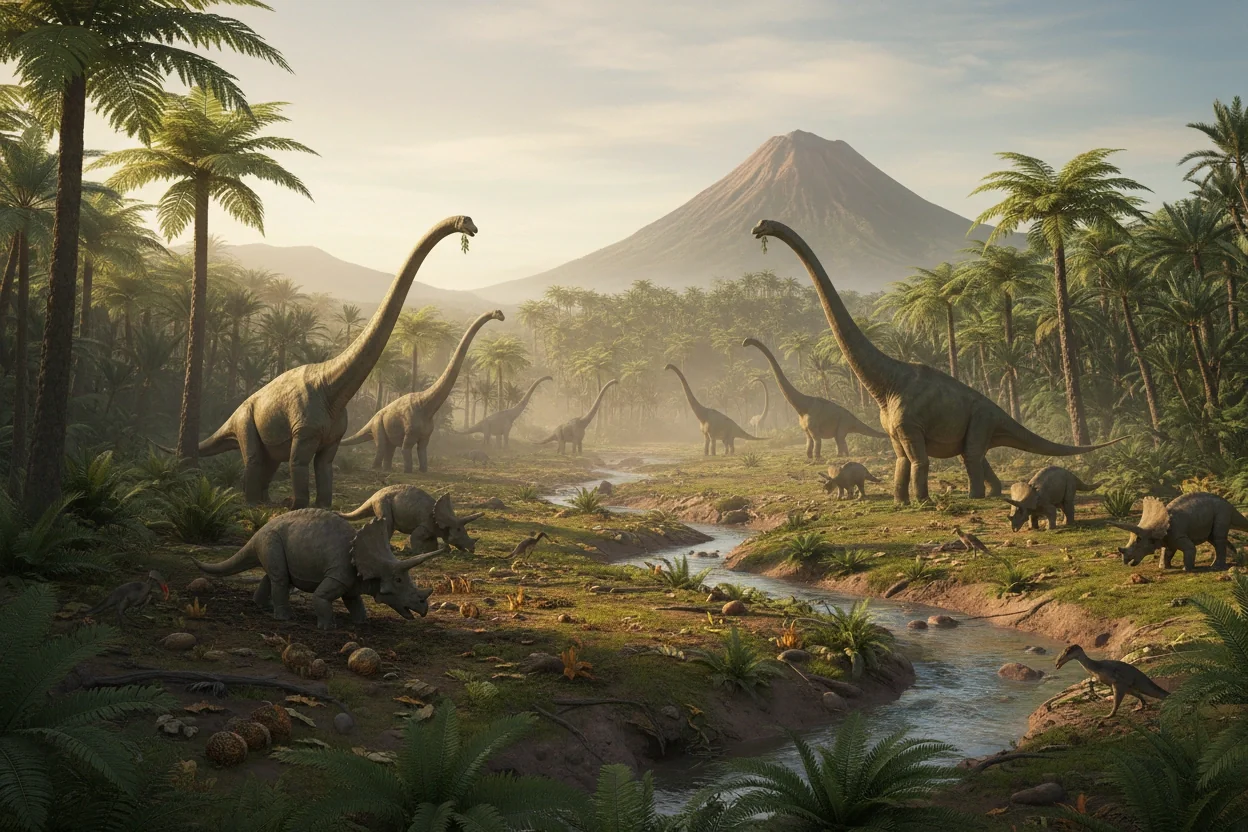 Professional image illustrating The Role of Prehistoric Animals in Ecosystem Development