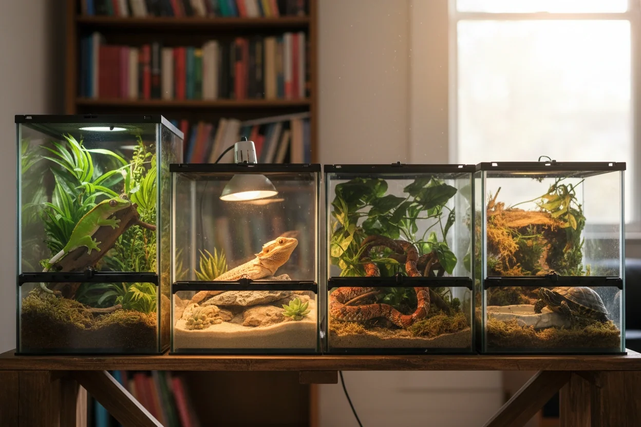 Professional image illustrating Comparing Common Pet Reptiles: Which Is Right for You?