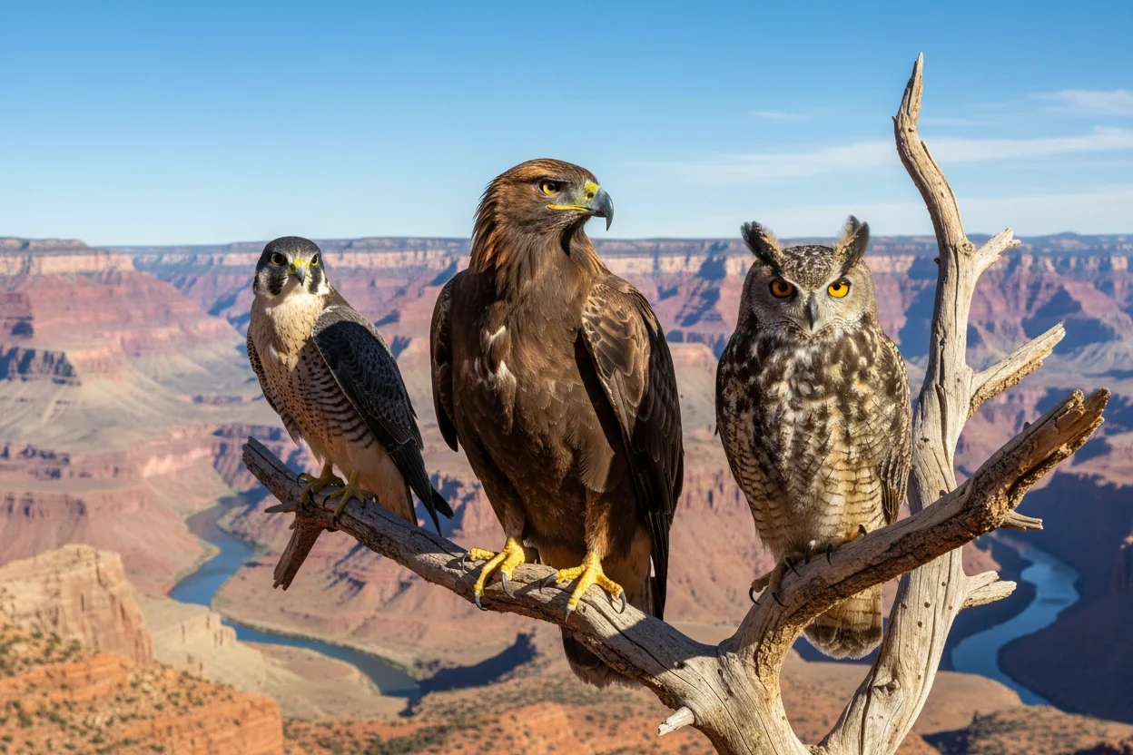 Professional image illustrating Popular Birds of Prey Species