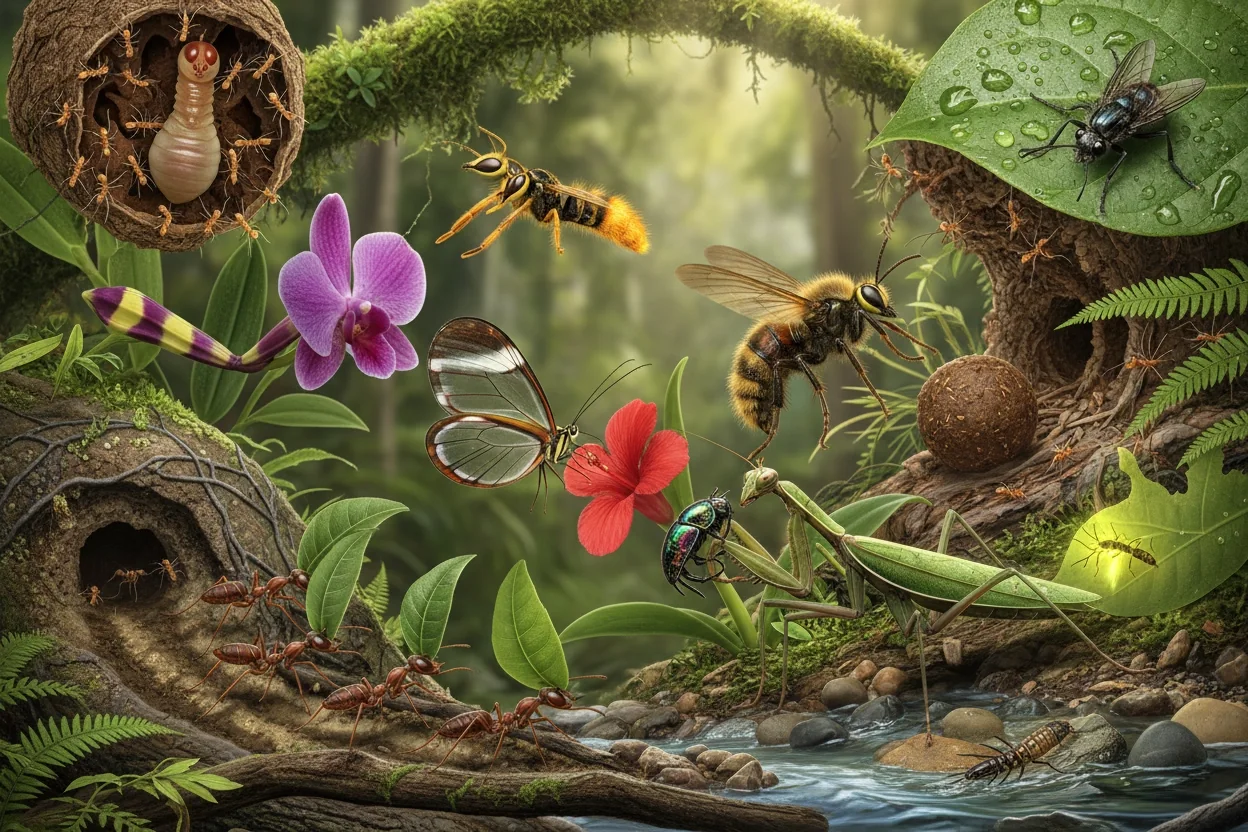 Top 10 Fascinating Insect Species and Their Behaviors