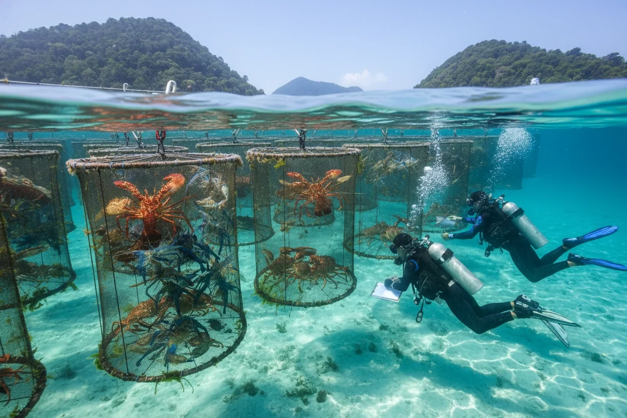 Professional image illustrating Top Crustaceans Strategies for Aquaculture Success