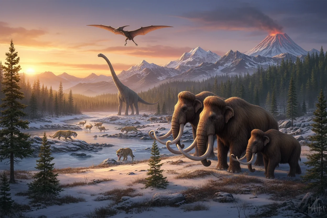 Professional image illustrating Top 10 Most Fascinating Extinct Animals You Should Know About