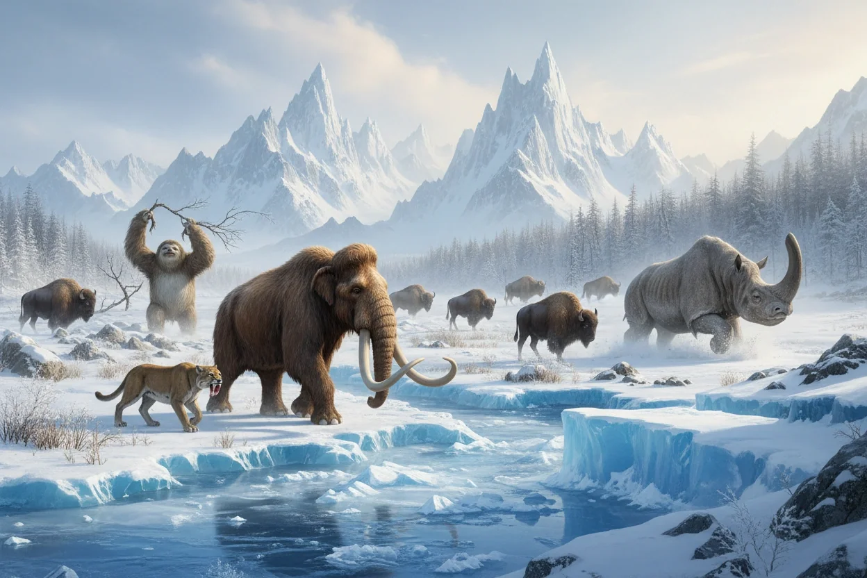 Top 10 Prehistoric Animals of the Ice Age Ecosystems