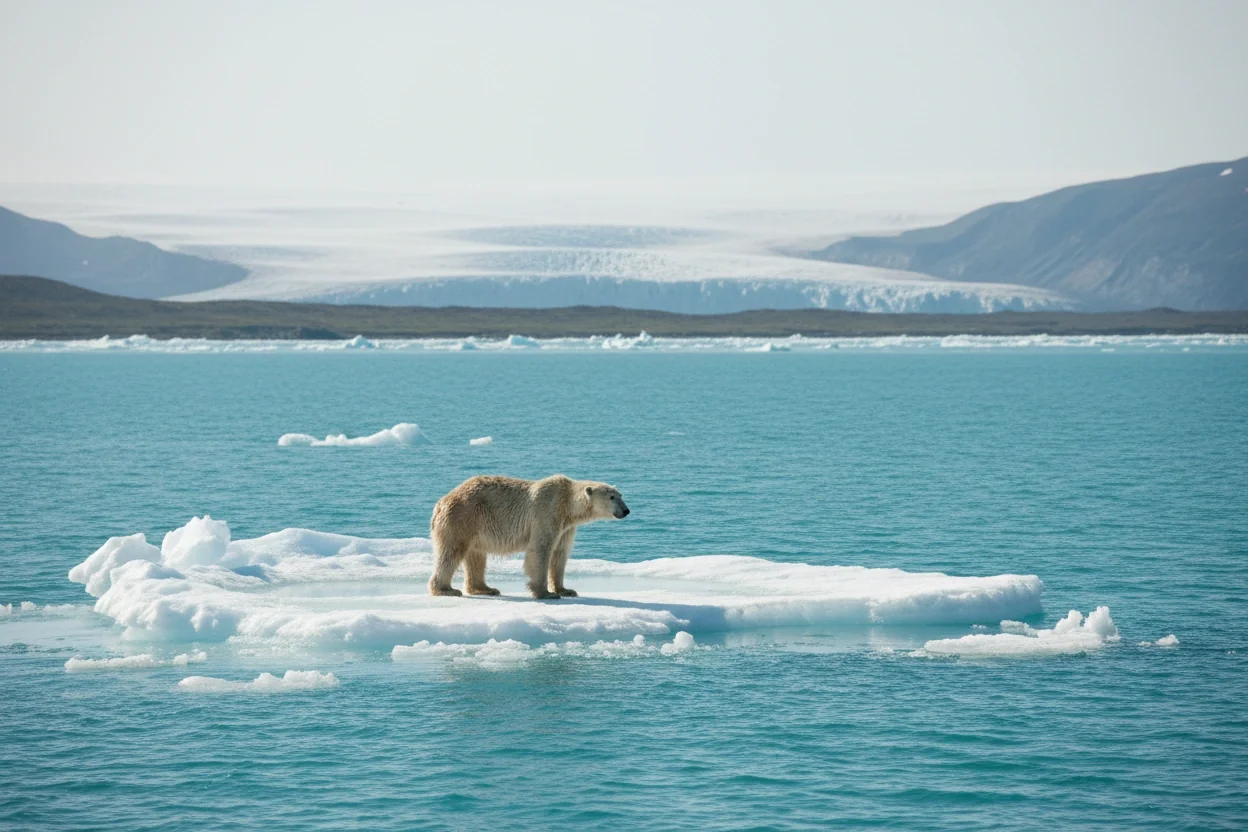 Professional image illustrating Understanding the Connection Between Climate Change and Endangered Animals
