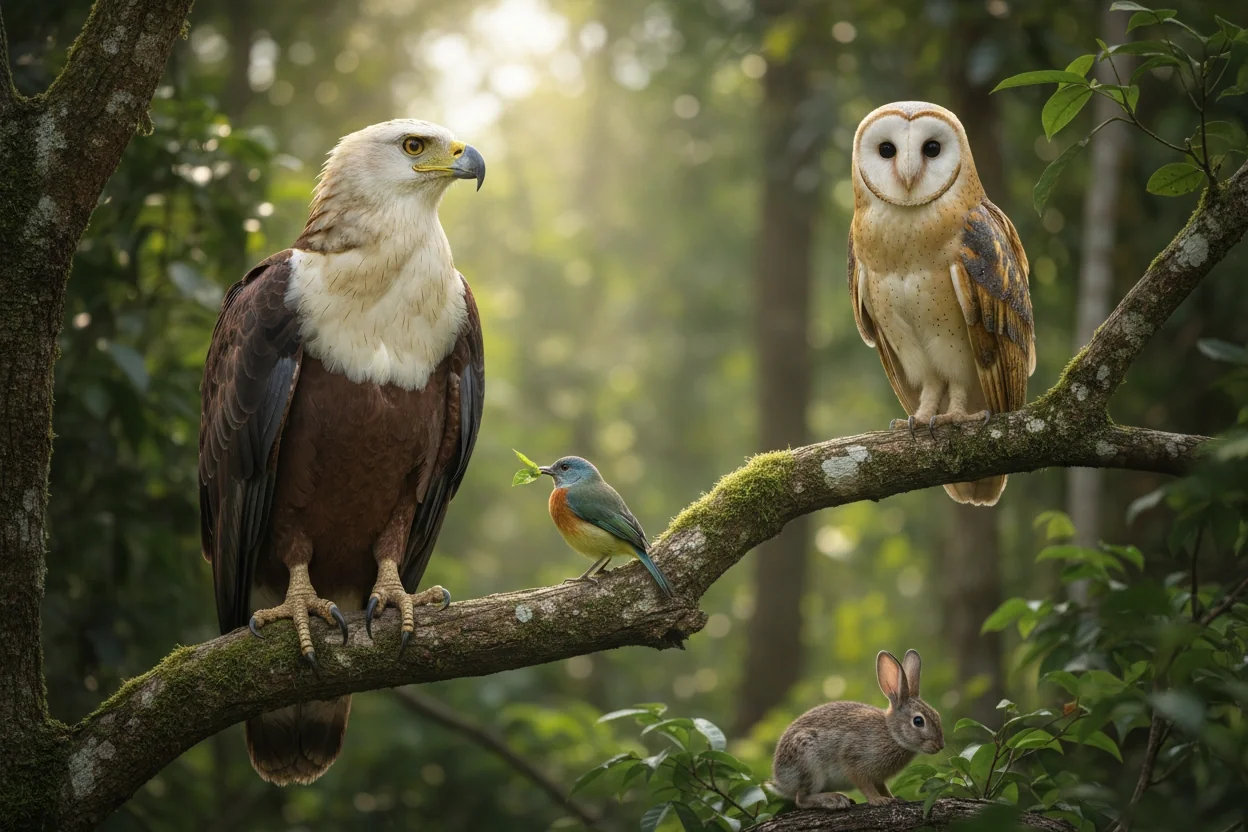 Professional image illustrating Common Misconceptions About Birds of Prey